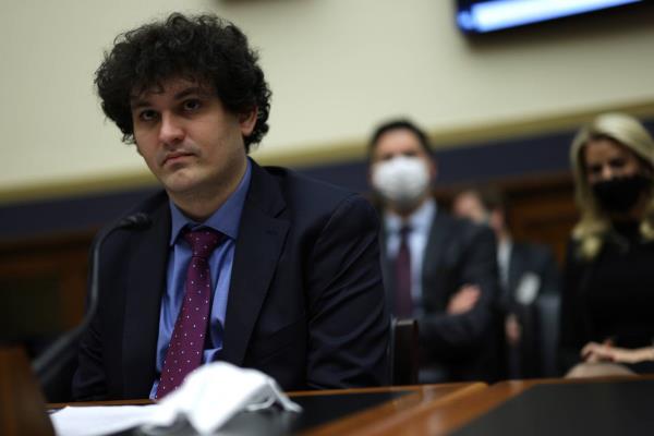 CEO of FTX Sam Bankman-Fried testifies during a hearing before the House Financial Services Committee at Rayburn House Office Building on Capitol Hill December 8, 2021 in Washington, DC. 