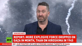 WATCH: More explosive power used against Gaza in a mo<em></em>nth than on Hiroshima