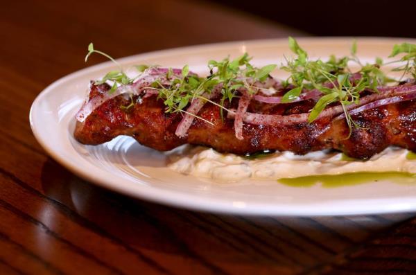 The lamb adana kebab.