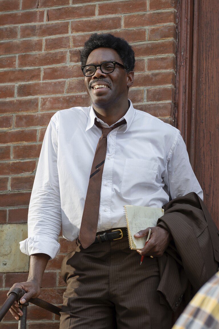 This image released by Netflix shows Colman Domingo as Bayard Rustin in a scene from 