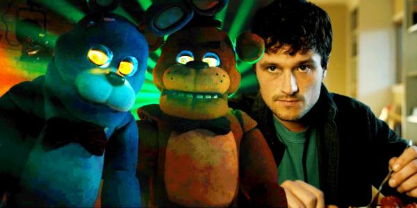 Custom image of Mike eating and Bo<em></em>nnie and Freddy in Five Nights at Freddy's