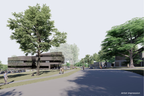 An artist impression of the Eltham Community Hospital.