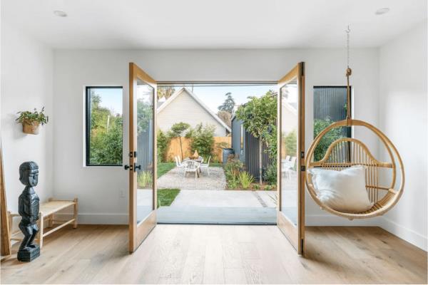 modern double doors