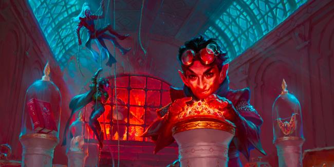 A group of rogues steal a magical artefact