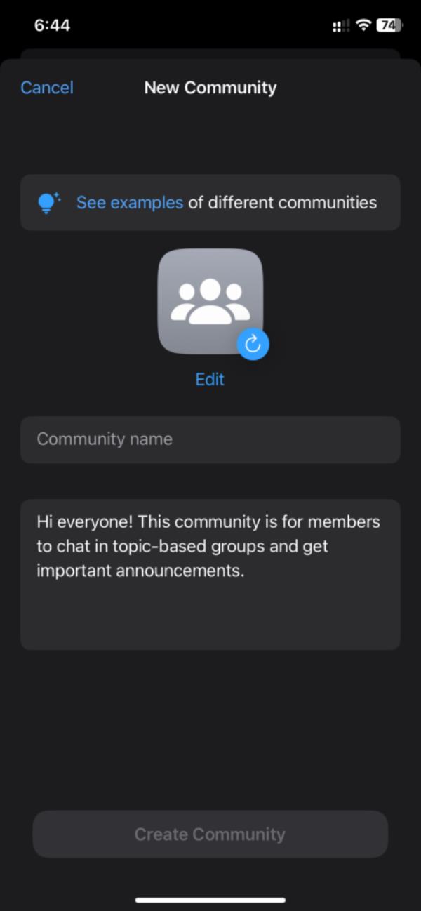 WhatsApp Community
