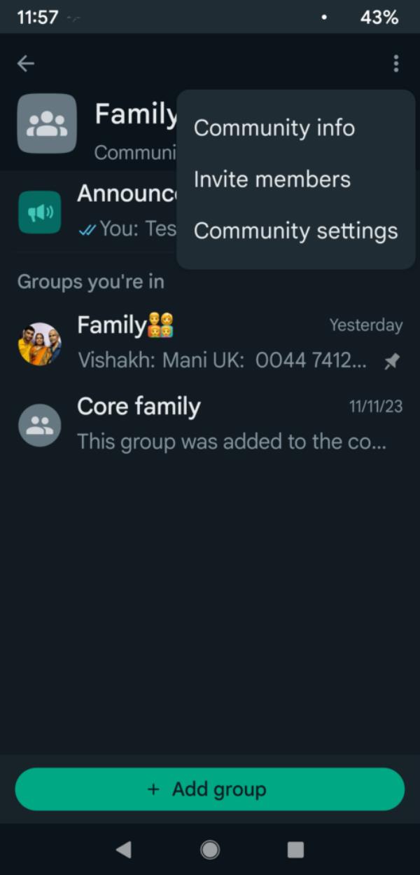 WhatsApp Community