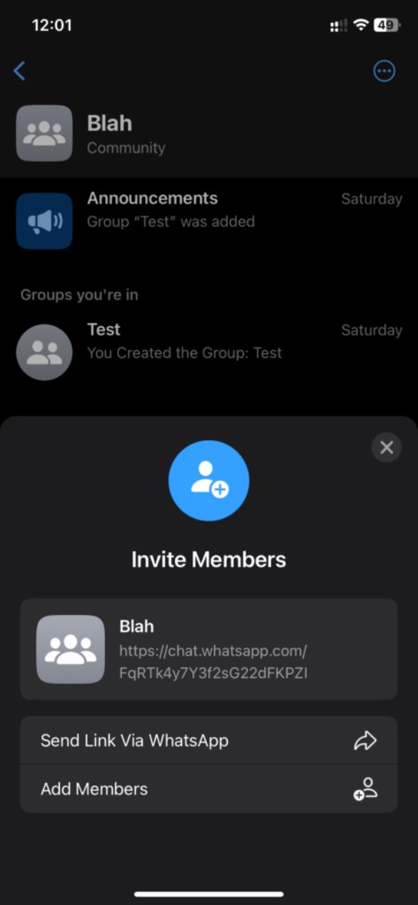 WhatsApp Community
