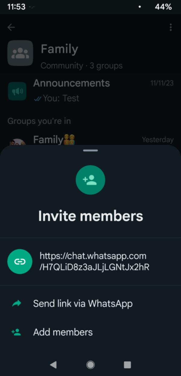 WhatsApp Community