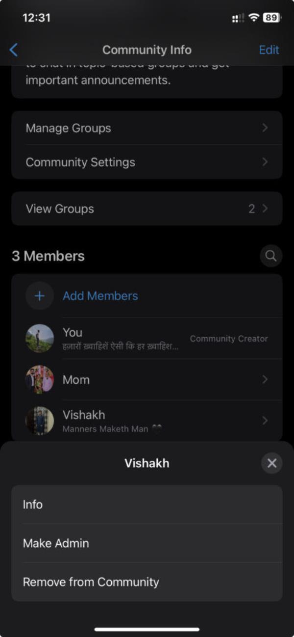 WhatsApp Community