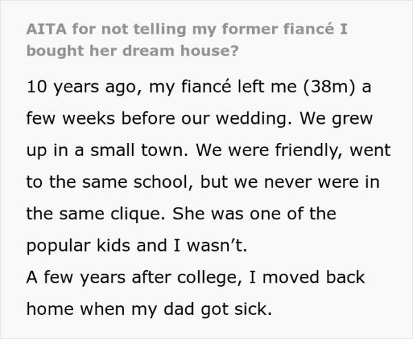 Guy Buys 'Dream House' As A Wedding Gift, Bride Dumps Him And Is Livid After Finding Everything Out