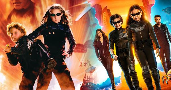 Split image of the original Spy Kids and the reboot