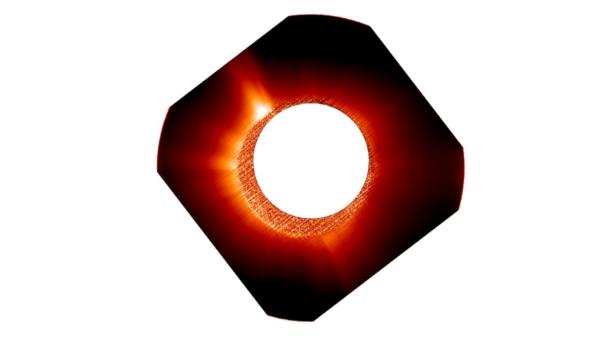 The Sun’s corona, as observed by the European Space Agency's Solar Orbiter