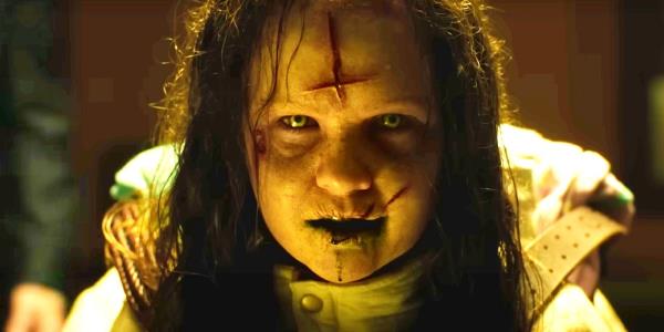 Olivia O'Neill as a possessed girl in The Exorcist: Believer.