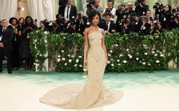 NEW YORK, NEW YORK - MAY 06: Tyla attends The 2024 Met Gala Celebrating 