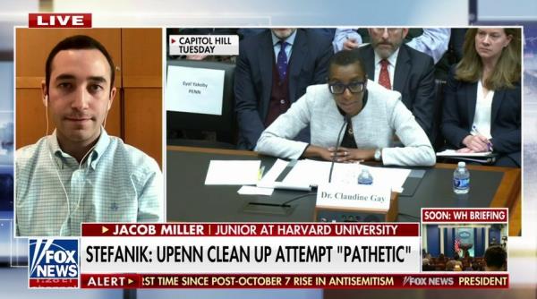 Harvard student ‘shocked’ by president’s testimony