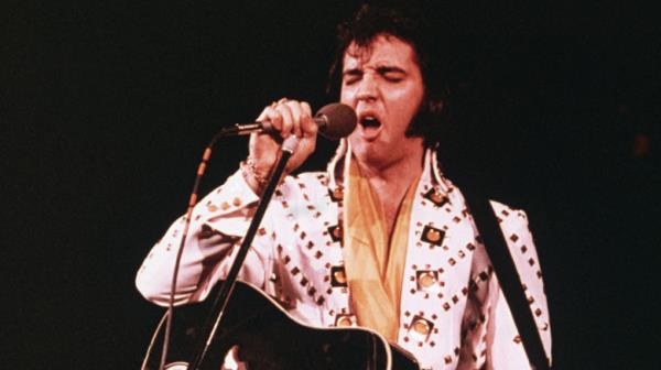 Elvis Presley singing