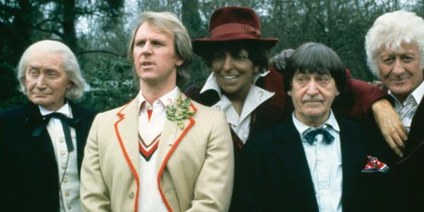 Doctor Who The Five Doctors Tom Baker Waxwork Promotio<em></em>nal Shoot
