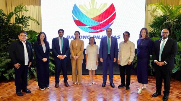 First Lady Liza Marcos welcomes the delegation from Abu Dhabi-ba<em></em>sed Clean Rivers on Aug. 7, 2024. (Liza Marcos) 